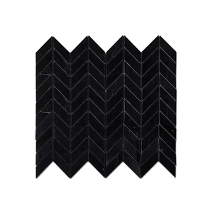 Đen Nero MARQUINA đá cẩm thạch khảm gạch mô hình giọng phòng tắm sàn tường gạch nhà bếp xương cá tường <span class=keywords><strong>Chevron</strong></span> - Product Image 1