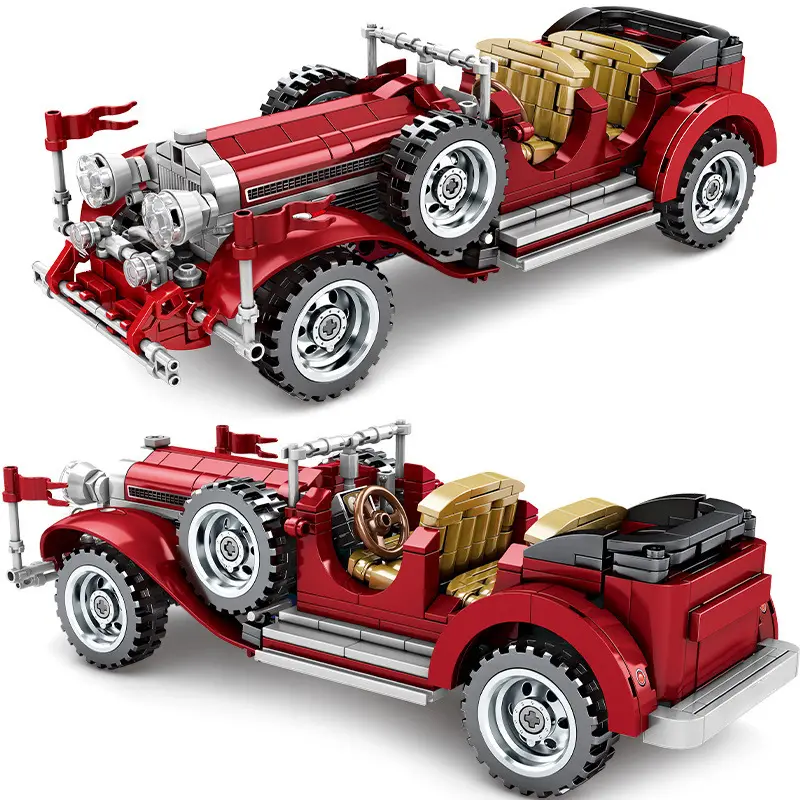 Brand new made in China sembo 701650 famous classic collectable high value car model 617pcs building block toy gift Christmas