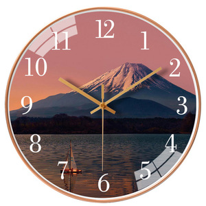 Horloge murale décorative en aluminium de 8 pouces pour la maison - Product Image 3