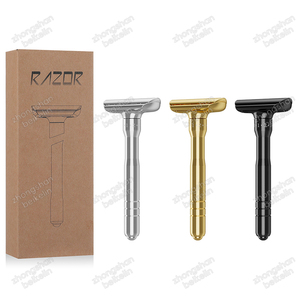 Tái Sử Dụng Người Đàn Ông Cổ Điển Cạo Râu Đôi Cạnh Lưỡi Có Thể Điều Chỉnh Nhôm Hợp Kim An Toàn Dao Cạo - Product Image 6