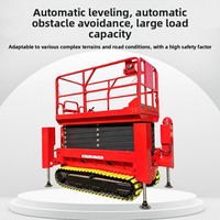 Platform Aerial Self Propelled Berui BRKC6 M Electric Crawler Scissor Lifter dengan Tinggi Angkat 5,7m dan Beban Angkut 230kg, Berbahan Stainless Steel
