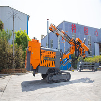 Plate-forme de forage de la surface DTH d'exploitation avec la plate-forme de forage hydraulique de compresseur d'air