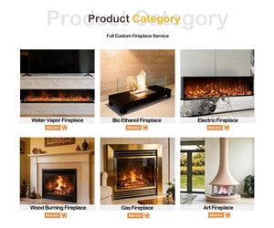 Chimenea Moderna de Leña, Estufa de Leña Independiente de Hierro Fundido, Calefacción Interior para el Hogar, Diseño de Lujo - Product Image 6