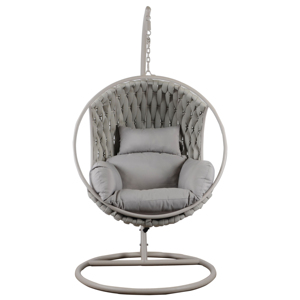 Fauteuil suspendu en forme d'œuf pour jardin extérieur, salon, hôtel, buanderie, cour, villa, usage polyvalent - Product Image 6