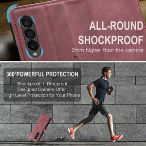 CaseMe – coque de téléphone en cuir à paillettes de luxe pour <span class=keywords><strong>Samsung</strong></span> <span class=keywords><strong>Galaxy</strong></span> S23 ultra Z Fold 4, étui portefeuille en cuir TPU pour <span class=keywords><strong>Galaxy</strong></span> Z <span class=keywords><strong>Flip</strong></span> 4 - Product Image 5