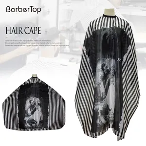 नई आगमन Barbershop केप सैलून हज्जाम की दुकान बाल काटने केप डिजाइनर गुणवत्ता नाई केप