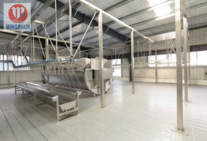 Sistema de matadero automático Aves de Corral Pato Ganso Broiler Pollo Deshuesado Línea Matanza Equipo <span class=keywords><strong>Planta</strong></span> de procesamiento - Product Image 3