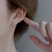 d'oreilles en moissanite certifiées GRA en usine Boucles d'oreilles en argent sterling 925 Boucles d'oreilles en moissanite