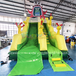Château gonflable commercial à thème monstre pour enfants, à une voie, pour fêtes intérieures/extérieures, idéal pour écoles et centres commerciaux - Product Image 5