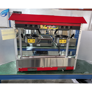 Thương mại tự động <span class=keywords><strong>Caramel</strong></span> bán hàng tự động đôi nồi bỏng ngô máy cho nhỏ phục vụ Điều kiện Mới - Product Image 5