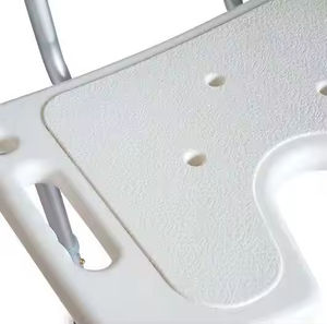 Sgabello <span class=keywords><strong>da</strong></span> doccia antiscivolo regolabile in altezza panca attrezzo-assemblaggio senza <span class=keywords><strong>ausili</strong></span> <span class=keywords><strong>da</strong></span> <span class=keywords><strong>bagno</strong></span> con schienale - Product Image 2