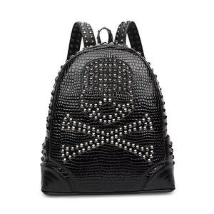 Niche fashion <b>women's</b> bags, studded <b>backpacks</b>, <b>large</b> capacity casual <b>backpacks</b>. - Product Image 1