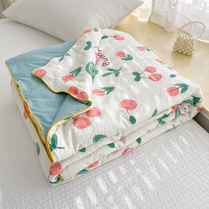 <span class=keywords><strong>Couette</strong></span> d'été en fibre de soja <span class=keywords><strong>Couette</strong></span> douce pour climatisation Quilt_Duvet_Blanket Bed Duvets 150x200 200x230 Lavable en machine - Product Image 1