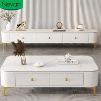 Meubles de salon au design moderne, meuble TV, table basse moderne de luxe et meuble TV avec tiroirs à vendre