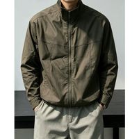 Veste Softshell Oxford Personnalisée pour Homme, Col Montant, Fermeture Éclair, Panneaux, Imperméable, Techwear Ample, Vente en Gros, Fournisseur d'Usine