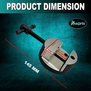 Tornillo de Banco Surtido de 80 mm, Redondo, de Hierro Fundido, Manual, para Mesa de Indexación de Fresado Rotatorio - Product Image 6