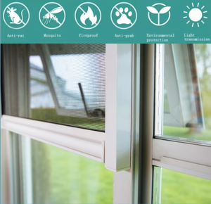 Modern Design Fiberglass <b>Window</b> <b>Screen</b> <b>Mesh</b> Insect Netting & Mosquito Net Fire-Proof Washable Features Hotel Use Factory Price - Product Image 2
