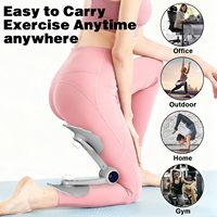 Appareil d'exercice des cuisses Kegel en plastique, alimenté par piles, 3 niveaux de résistance, pour le renforcement du plancher pelvien et des cuisses internes