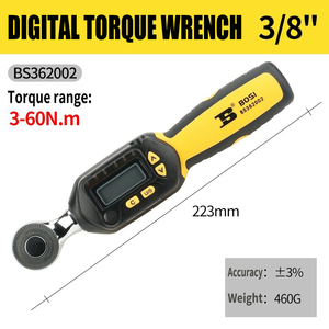 Chuyên nghiệp kỹ thuật số mô-men xoắn cờ lê 1/2 "với LCD hiển thị có thể điều chỉnh mô-men xoắn phạm vi 3/8" 3-60n. M cho ô tô sửa chữa cơ khí - Product Image 2