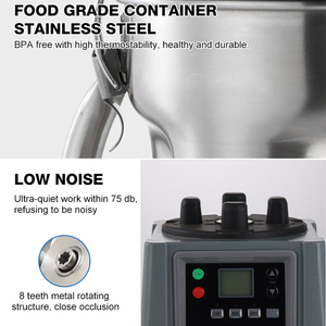<strong>Good</strong> Quality NSF Certified Kitchen Coffee Shop Stainless Steel Mixer <strong>Grinder</strong> 4L Jar Cup 3200W Commercial Blender Machine - Product Image 3