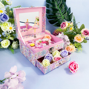 Carillon Elegante Ballerina Danzante Yiyu Personalizzato per Ragazze con Cassetto Portaoggetti, Scatola Musicale Ricordo ODM per Regali - Product Image 3