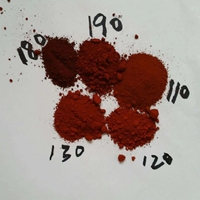 Oxyde de fer rouge 130 180 190 Y101 revêtement de peinture produits de ciment de sol en plastique Pigment rouge spécial