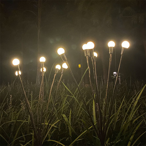 Honey Fly-Lámpara LED Solar impermeable IP65, 600mAh, multicolor, para Sendero, césped, decoración de jardín, luz de paisaje - Product Image 4