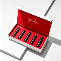 Boîte d'échantillons de parfum personnalisée avec logo recyclé, boîte de luxe pour flacons de parfum, kit de parfums, boîte d'emballage de parfum