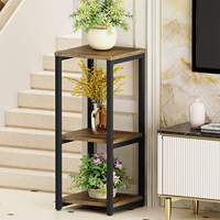 Meilleures ventes : Étagère à plantes moderne en métal à 3 niveaux pour salon, balcon, jardin, support de rangement pour fleurs et plantes d'intérieur