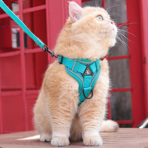 Chaleco de Nailon XL para Gatos con Características Reflectantes, Suave, Transpirable y Cómodo, Ayuda a Prevenir Lesiones en la Espalda de los Gatos y Protege el Pecho de los Perros - Product Image 3