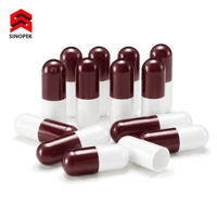 Capsules vides de gélatine pour tisanes SINOPEK, qualité granulée, impression personnalisée, fabrication OEM, vente en gros