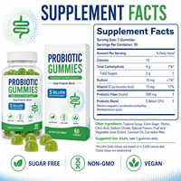 Gummies Probiotiques en Gros Direct Usine 5 Milliards de UFC avec Inuline et Fibres – Complément de Soutien Digestif – Prix de Gros