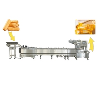 Machine d'emballage avancée à grande vitesse pour rouleaux d'œufs avec plateau d'agencement et machine d'emballage coussin
