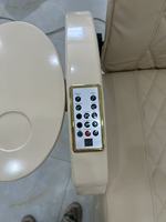 Fauteuil de pédicure électrique de luxe avec bassin en verre, fauteuil de massage inclinable pour salon de beauté, station de spa pour les pieds