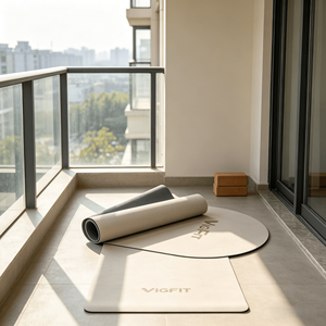 Tappetino <span class=keywords><strong>Yoga</strong></span> Premium Antiscivolo Ecologico in PU, Tappetino per Esercizi in Palestra, <span class=keywords><strong>Tappeto</strong></span> per Fitness e Pilates per Allenamento a Casa - Product Image 5