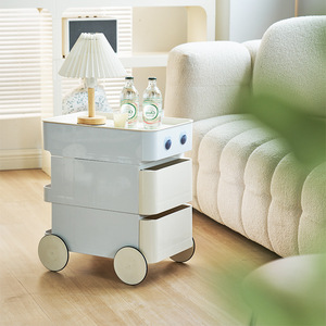 Carro de cajón de caja de almacenamiento de plástico de varios niveles de alta resistencia con cajones transparentes de varios colores - Product Image 2