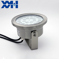 Luz LED Subacuática Programable DMX RDM para Fuentes, IP68, Acero Inoxidable, para Espectáculos Acuáticos Comerciales