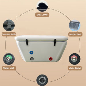 ICEMEND Portable piscine pliante glace baignoire PVC point de chute gonflable froid plongeant baril avec pompe Kit de réparation sac de rangement couverture - Product Image 2