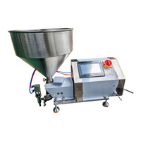 Petite pompe à rotor semi-automatique pour le remplissage de liquides, de pâtes, de sauce tomate, de préparations croustillantes, de crème, de crème pour les mains, de gel et d'autres matériaux.