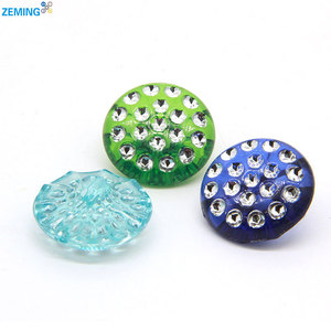 Nút Acrylic Giá Bán Buôn Từ Nhà Máy Nút Pha Lê Hình Tròn Nút Nhựa Trang Trí Đẹp Nhiều Màu Sắc - Product Image 2