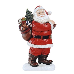 Gran oferta, estatuilla artesanal <span class=keywords><strong>de</strong></span> resina <span class=keywords><strong>de</strong></span> Papá Noel, sombrero <span class=keywords><strong>de</strong></span> Navidad, <span class=keywords><strong>adorno</strong></span>, Decoración, regalo transfronterizo, modelo <span class=keywords><strong>de</strong></span> arreglo <span class=keywords><strong>de</strong></span> ambiente - Product Image 5