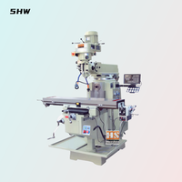Fraiseuse universelle miniature 5H Taiwan pour le métal, fraiseuse verticale automatique CNC