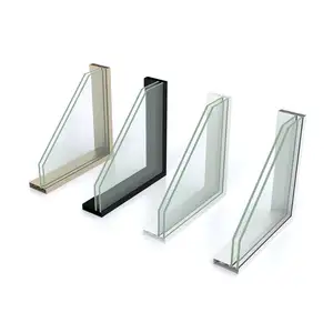 tempered insulated glass 5+5mm 6mm 9mm air argon aluminum spacer soundproof double glazing window laminated insulated glass