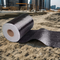 Tissu en fibre de carbone à armure toile 3K/12K haute résistance pour l'ingénierie civile et les accessoires automobiles