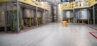 Revêtement de sol en résine époxy haute dureté AX08 pour usines - Peinture pour sols en ciment anti-décapage