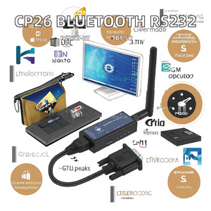 Convertidor de Módulo Inalámbrico CP26 para Adaptador Serial <span class=keywords><strong>Bluetooth</strong></span> <span class=keywords><strong>RS232</strong></span> para Dispositivo con Cable para Producto de Teléfono <span class=keywords><strong>Bluetooth</strong></span> para <span class=keywords><strong>Bluetooth</strong></span> - Product Image 2