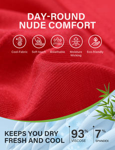 Sous-vêtements pour hommes AK Good, caleçons personnalisés avec large ceinture élastique, <span class=keywords><strong>string</strong></span> pour hommes, 93% bambou - Product Image 6