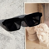 Lunettes de soleil unisexes de haute qualité de la marque SENSE, design biseauté, rectangulaires, monture intégrale, UV400, polarisées, anti-radiation, en acétate