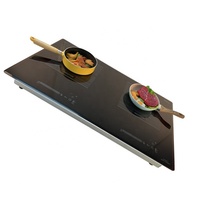 Nouvelle plaque de cuisson à induction électrique double tête 4000W avec commande tactile