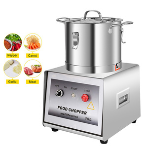 15L alimentaire Cutter mélangeur Machine 1.1KW professionnel de la transformation des aliments Machine processeur électrique viande mélangeur déchiqueteuse hachoir - Product Image 1